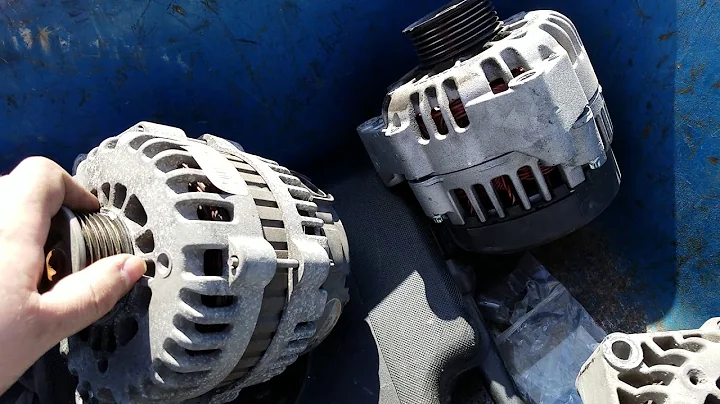 How to easily spot a kg3 145 amp alternator at your local U-Pull-It junkyard