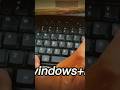 Windows+I ke sath mein setting open Karen #computershorts #computer #mahesh