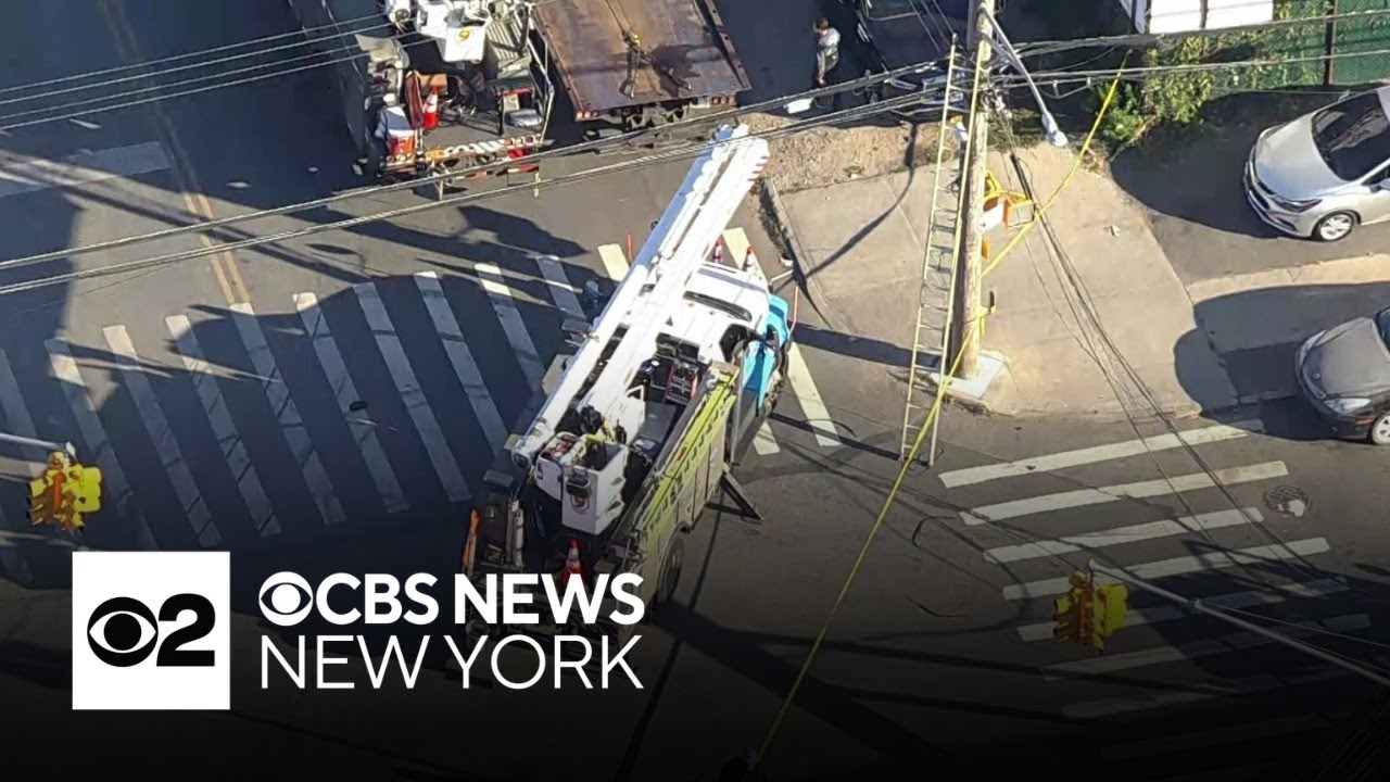 Thousands without power after dump truck takes down wires in Brooklyn ...