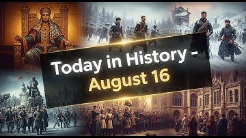 August 16 in History - Key Events From Ancient to Modern Times