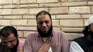 بكاء شديد من الشيخ حازم شومان بسبب وفاة اينه خالد