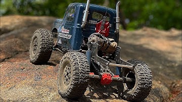 Axial SCX10ii on GSpeed V4 Chassis LCG first run! 🗻🤙⛰️🤙🏔️🤙🌋