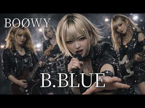 B.BLUE/ BOØWY　ギャル達がバンド組んでカバーしてみました【AIGirls Rock Band Symphonic Metal Cover】
