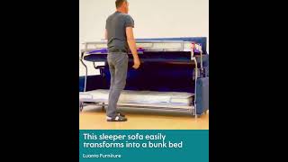 Transformation of a Sofa to Bunk Bed