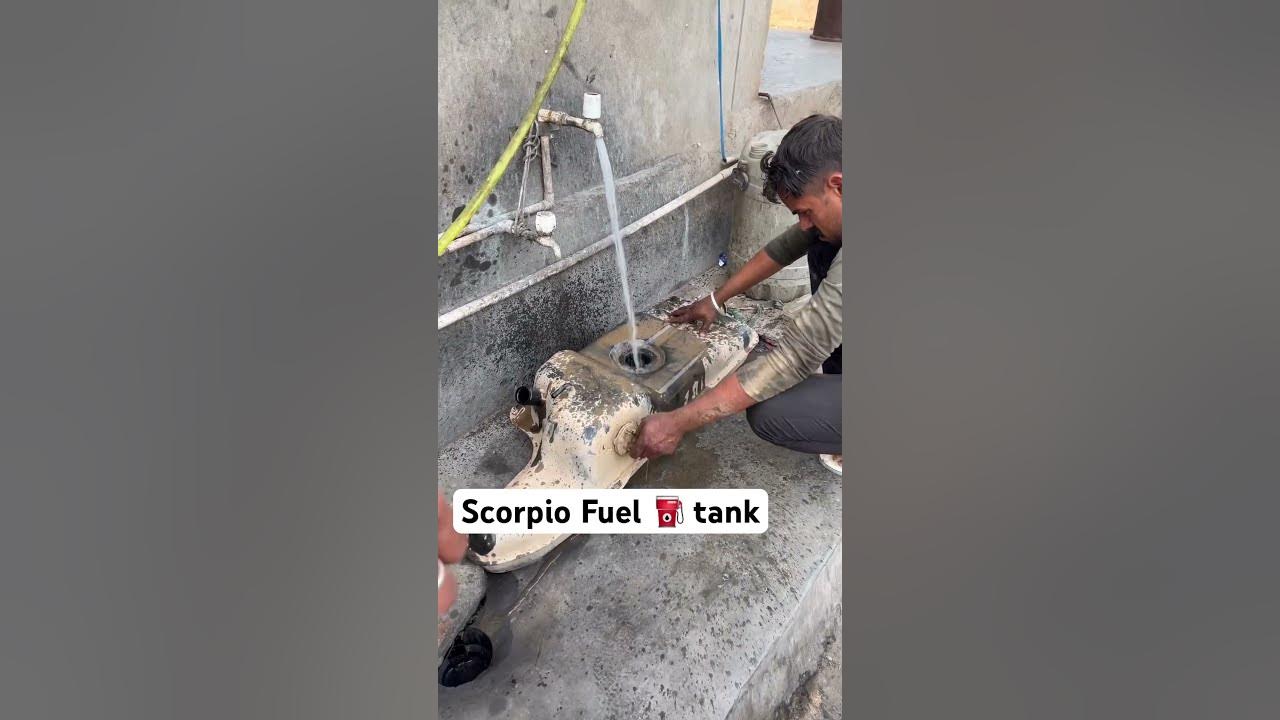 scorpio-fuel-tank-safai-scorpio-shortsfeed-youtube