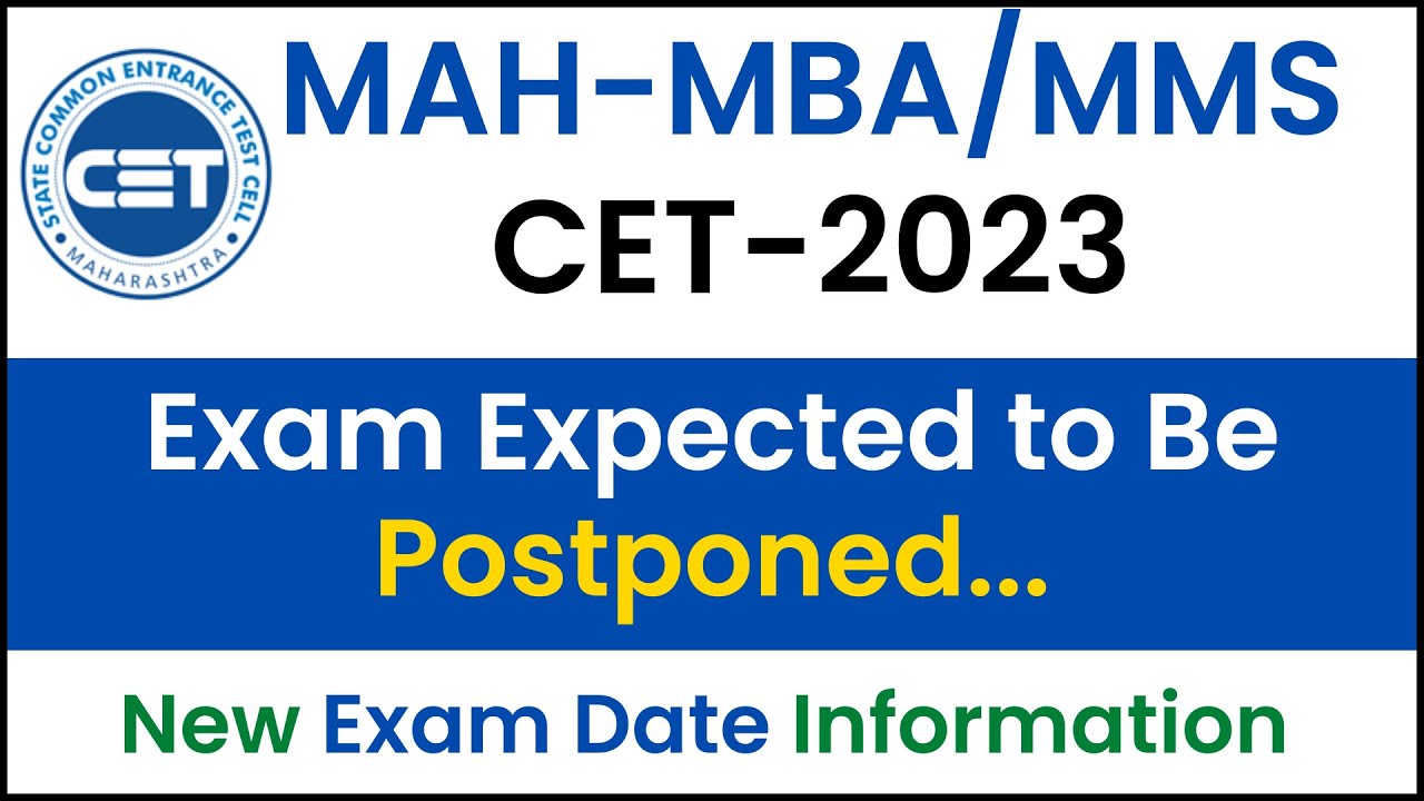 MAH MBA CET 2023 | Exam Expected to be Delayed | IMP Update | Expected Exam  Date | Ronak Shah - YouTube