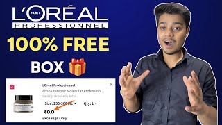 100% free Product | Loreal Professionnel Free Sample | Free shopping Today