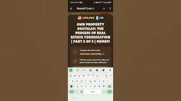 Own Property Digitally: The Process of Real Estate Tokenization | Part 2 of 5 | MemeFi