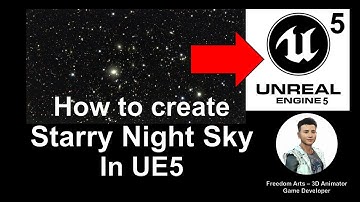 How to create Starry Night Sky - Unreal Engine 5 Tutorial