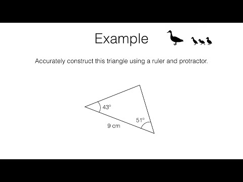 G2b video 2 of 3 Constructing triangles (ASA)