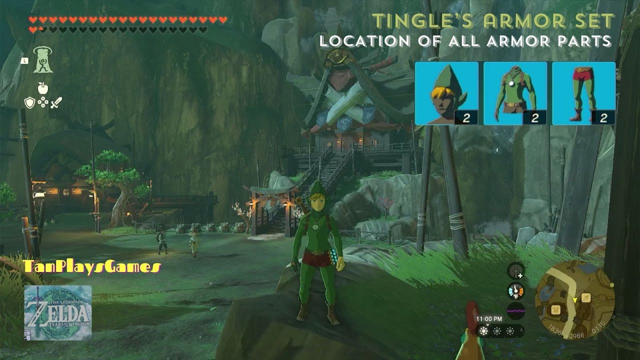 How to get Tingle's Armor Set : Zelda Tears of The Kingdom.