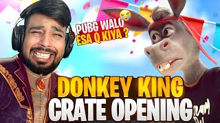 Attention!!!👑 Donkey Raja is coming😂😂 FM RADIO | Crate Opening PUBG MOBILE