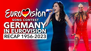🇩🇪 Germany in Eurovision Song Contest (1956 - 2023 | RECAP Deutschland beim Eurovision)
