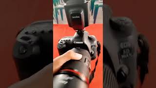 Canon camera 5D short setting flashlight