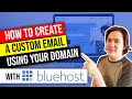 How to Create a Custom Email Address With Bluehost Web Hosting