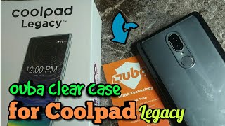 Coolpad Legacy Case, OUBA [Shock Absorbing Anti-Drop Crystal [Clear] - Black case screenshot 5