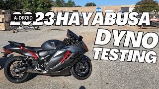First 2023 Hayabusa On The Dyno with Brock's Exhaust Install