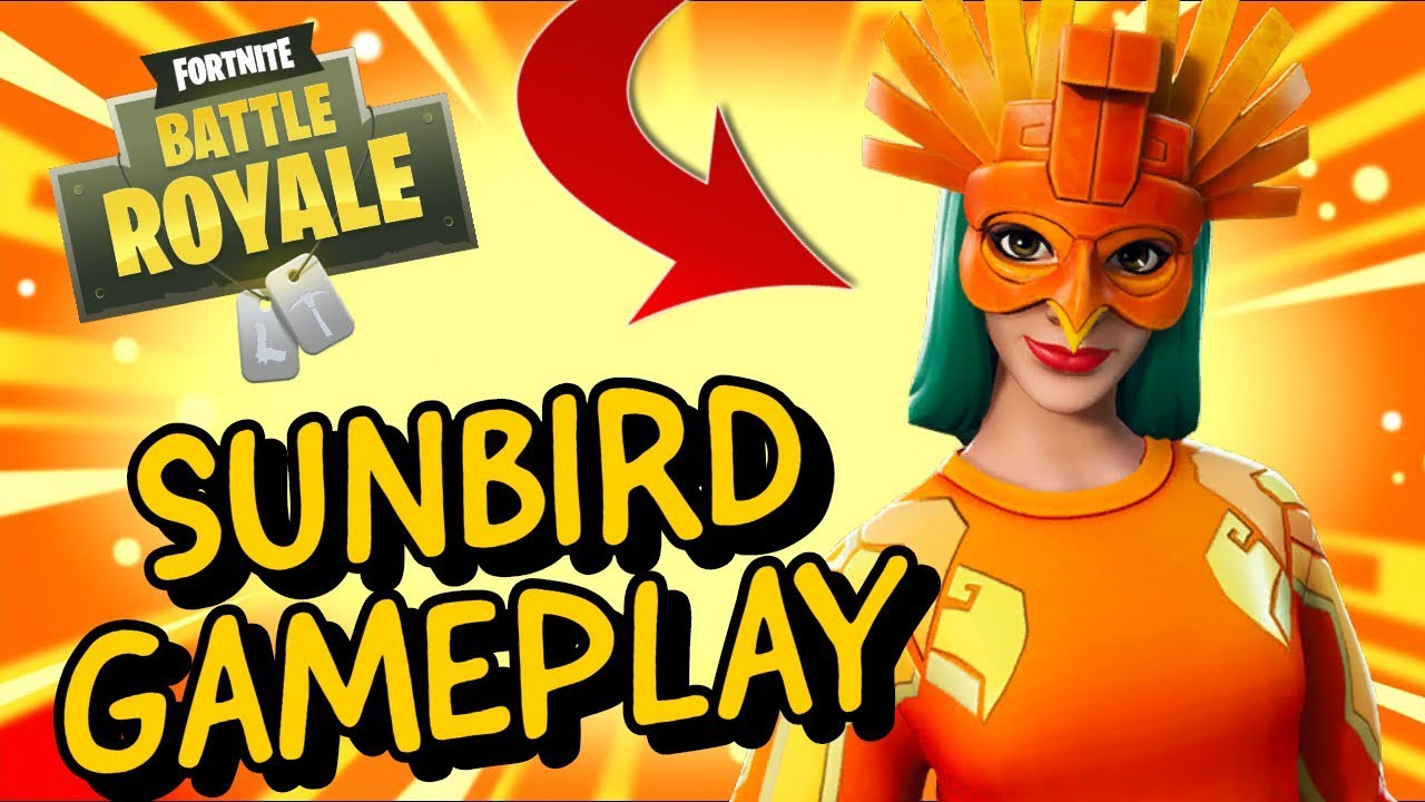 SUNBIRD Skin Gameplay In Fortnite Battle Royale