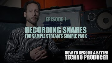 RECORDING SNARES for TECHNO: crunchy & industrial - HOW TO BECOME A BETTER TECHNO PRODUCER - S03E01