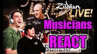 Musicians REACT to INSANE Zildjian Live Performance