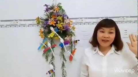 Tạo hình con chuồn chuồn-Trường MN Bình Trị Đông