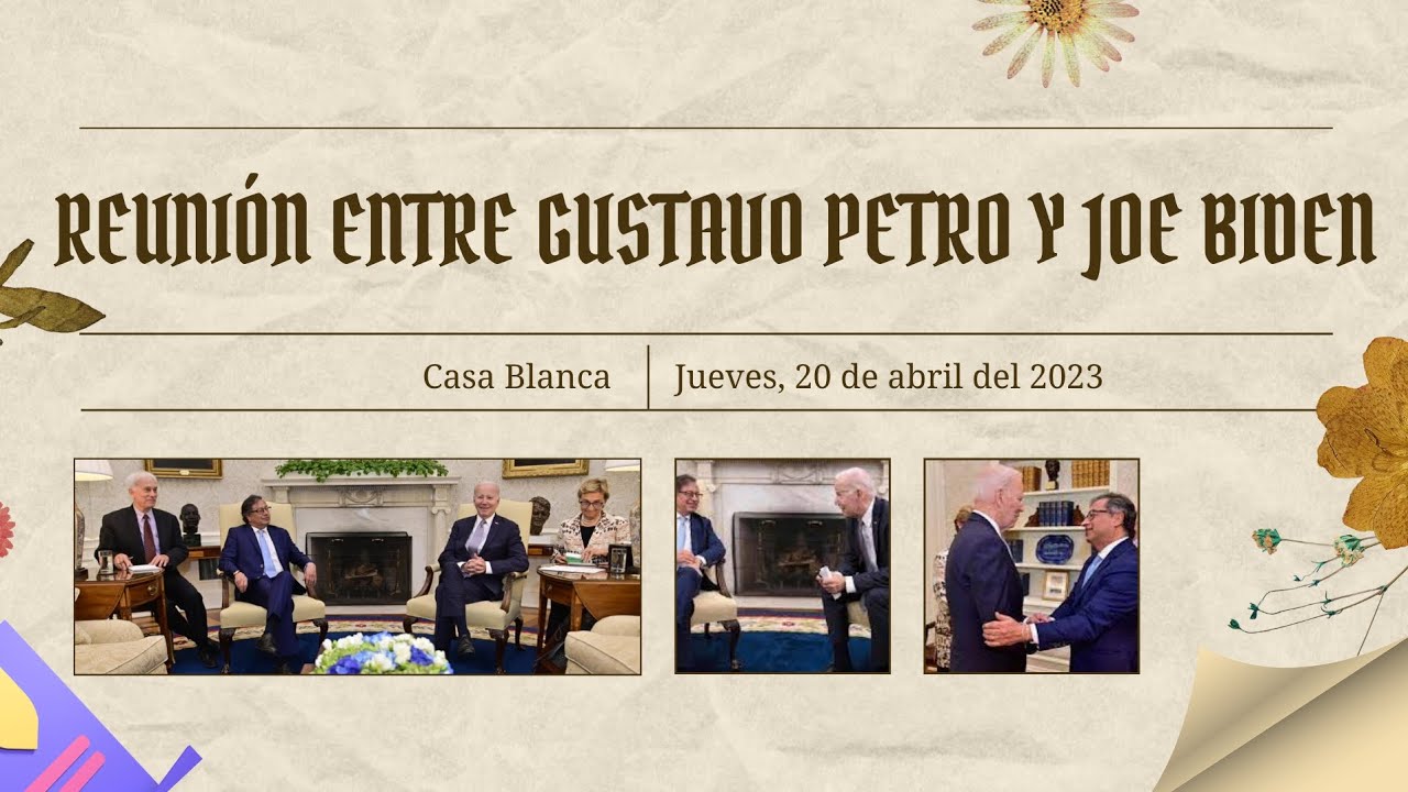 Reunión entre Gustavo Petro y Joe Biden - YouTube