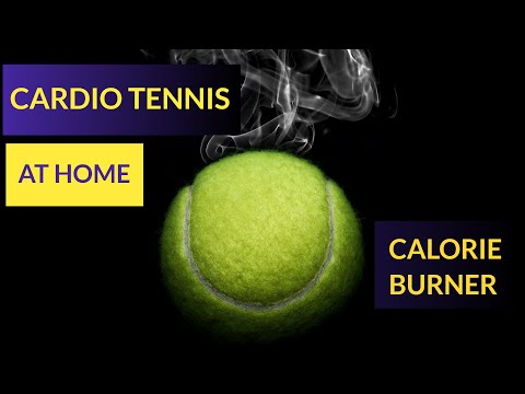 Cardio Tennis At Home 6 CALORIE BURNER!!