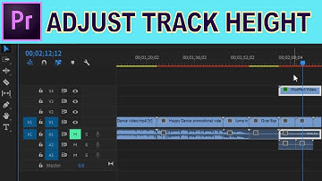 Adjust Track Height - Adobe Premiere Pro Tutorial