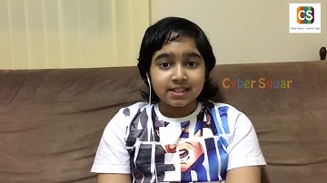 Journey of Adarsh | Real Kids of Cyber Square | Web Development Course | Coding for Kids