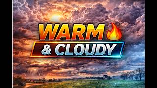 Mostly Cloudy and Warm With Isolated Showers Possible...