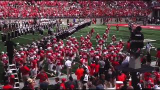 Tulsa VS Ohio State Team Entrances 9/10/2016