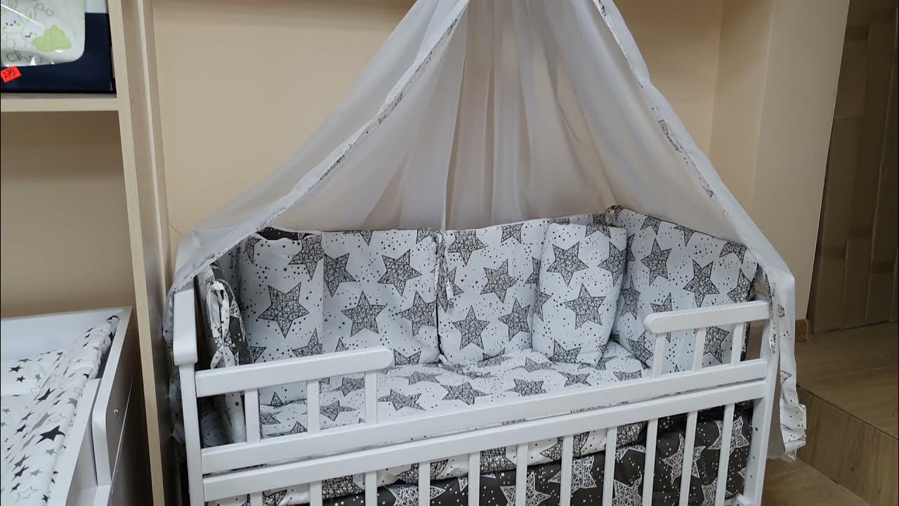 Комплект: Кровать с комодом карапуз" : Комод, кроватка маятник, матрас ...