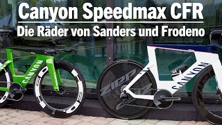 Profi-Maschinen: Die Canyon Speedmax CFR von Jan Frodeno und Lionel Sanders fürs Tri Battle Royale