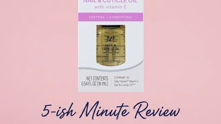 Walgreens Nail & Cuticle Oil Review