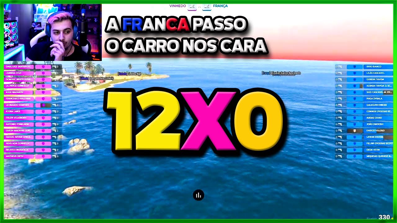 FRANÇA VENCE VINHEDO NA ILHA - MELHORES MOMENTOS TELA DO GABE