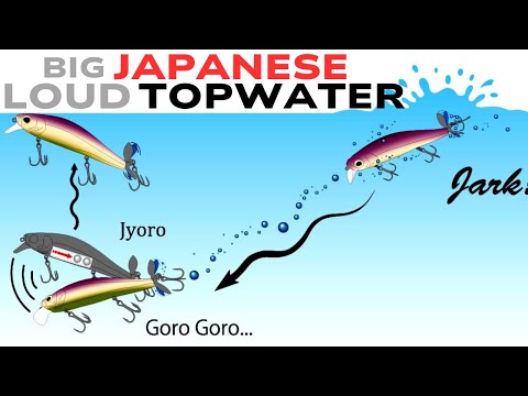 Big Topwater Wakebait (deps spiral minnow)!