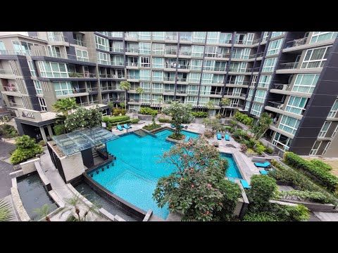 【Pattaya】 Apus Condo for rent - Pool view / 4F / 50㎡ / 1Bedroom - THB10,000/month!!