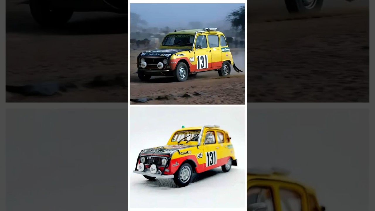 Norev Renault R4l Sinpar Paris Dakar 1979 C.etb. Marreau 1:43 Boite