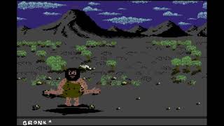 Caveman Ugh-Lympics C64 Longplay | Prehistoric Sports Chaos! | Alternative Sports Week screenshot 2