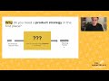 Ref:QNHWBipbd5M Mirjam techt (ex-adevinta): how to build a product strategy that will make you win