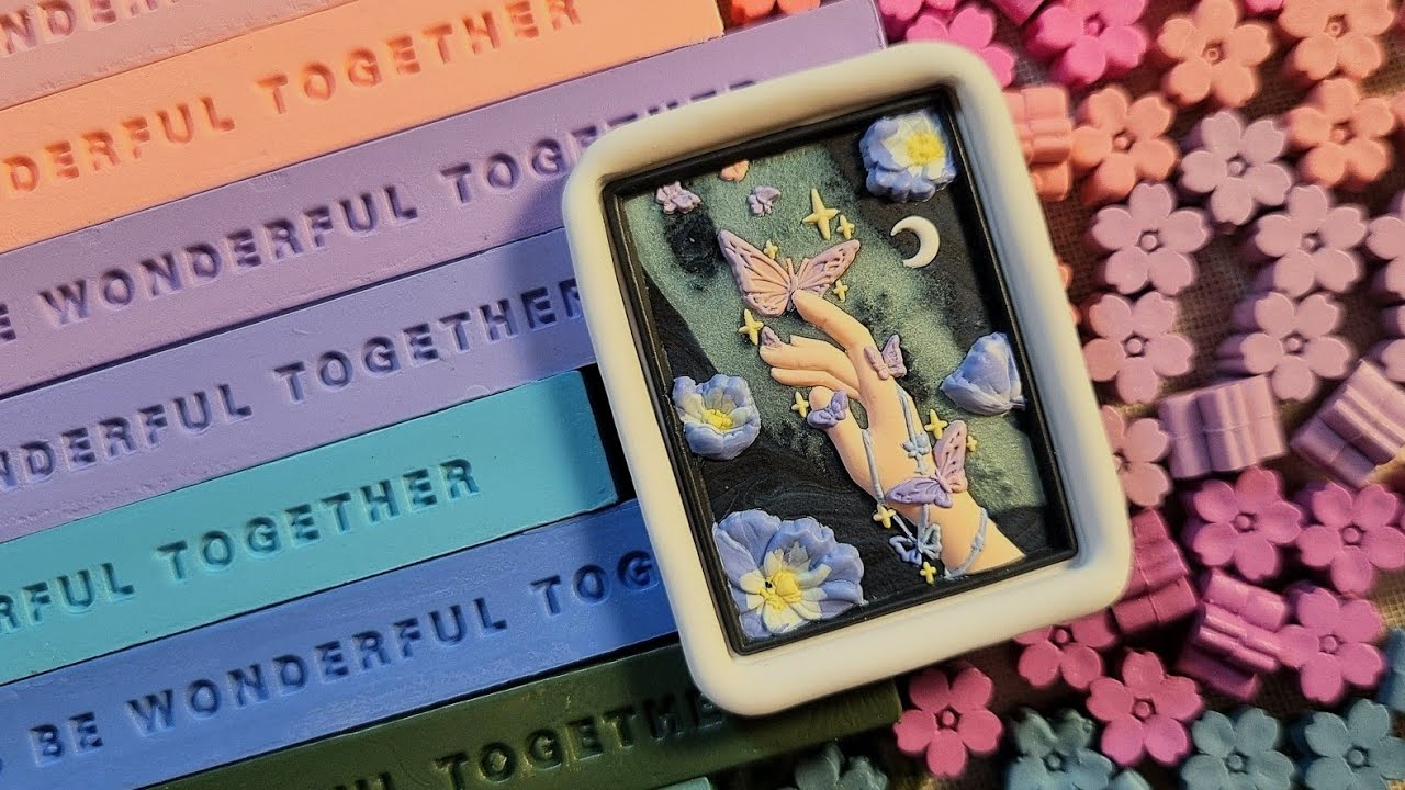 🌸무광 스틱 왁스 어디까지 가능하세요? 실링 왁스 ASMR | 무광 스틱 왁스