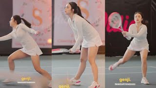 angie bikin gemeZz olahraga tenis