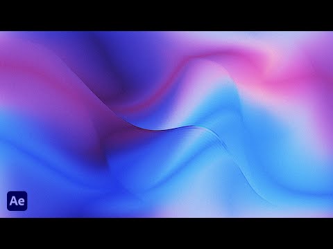 my method for wavy gradients in after effects