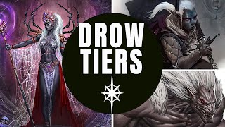 D&D MONSTER RANKINGS - DROW