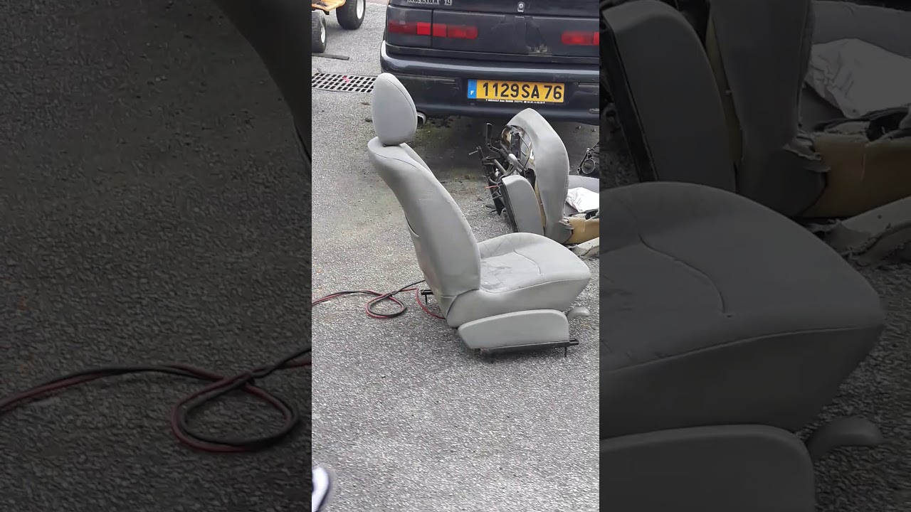 Explosion d'un airbag de siège Clio 2 YouTube