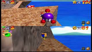 Super Mario 64 Multiplayer [4K] - Remaining RA - Tall Tall Mountain Coin-Rush [NC]