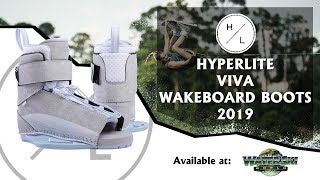 Hyperlite Viva Womens Wakeboard Boots 2019 - Available at Water Ski World Net Worth