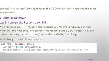 How to Loop Through a JSON Array to Obtain Values in Node.js