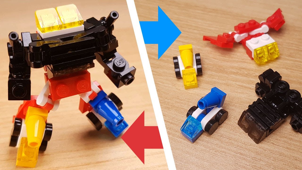 Tuto notice de montage d'un micro Goldorak en lego / mini Grendizer en lego  
