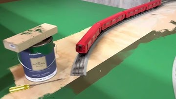 Building an O-Gauge Train Layout.  Fall Foliage Railroad pt 19